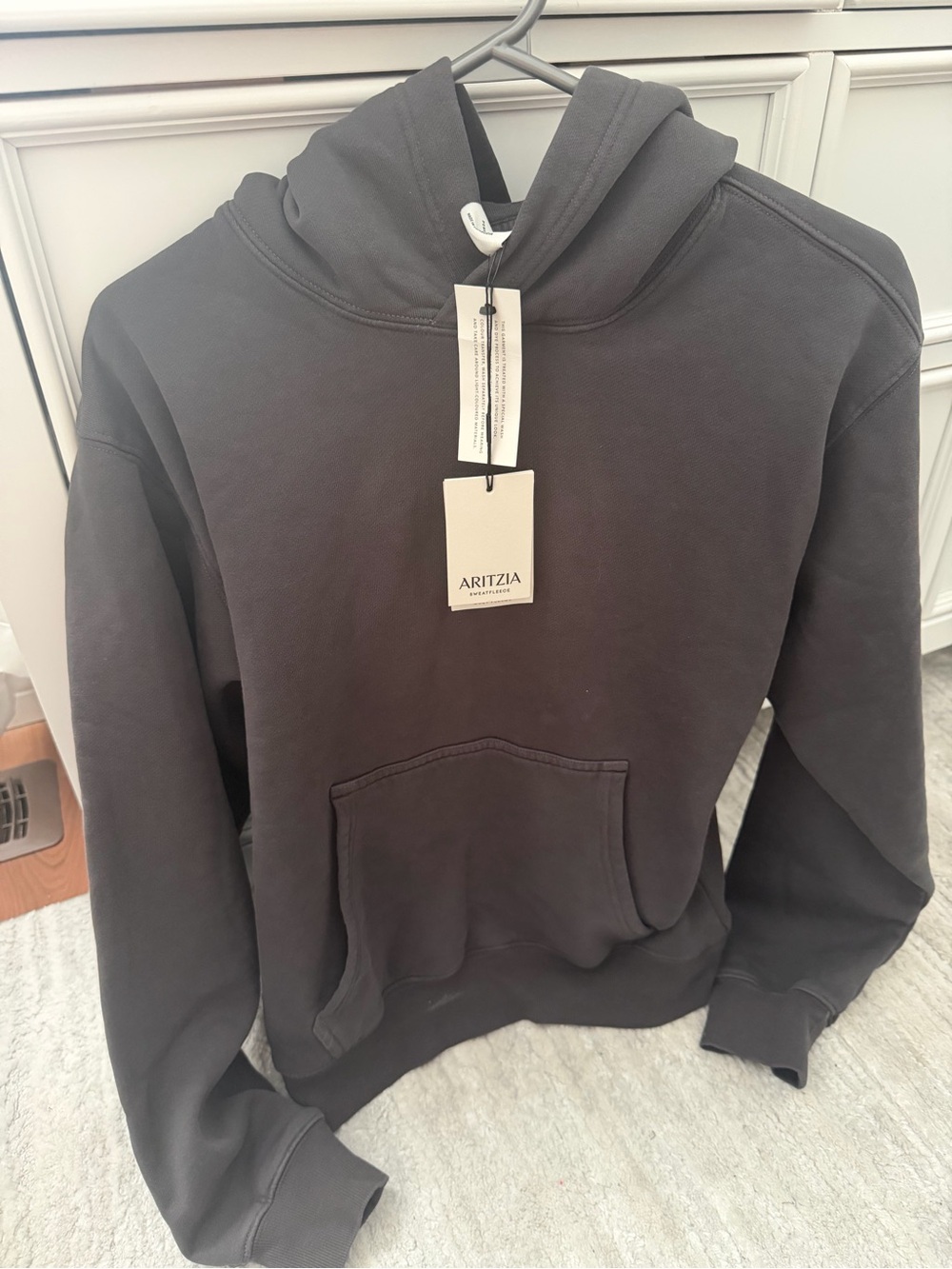 Aritzia Vintage Black Perfect Hoodie